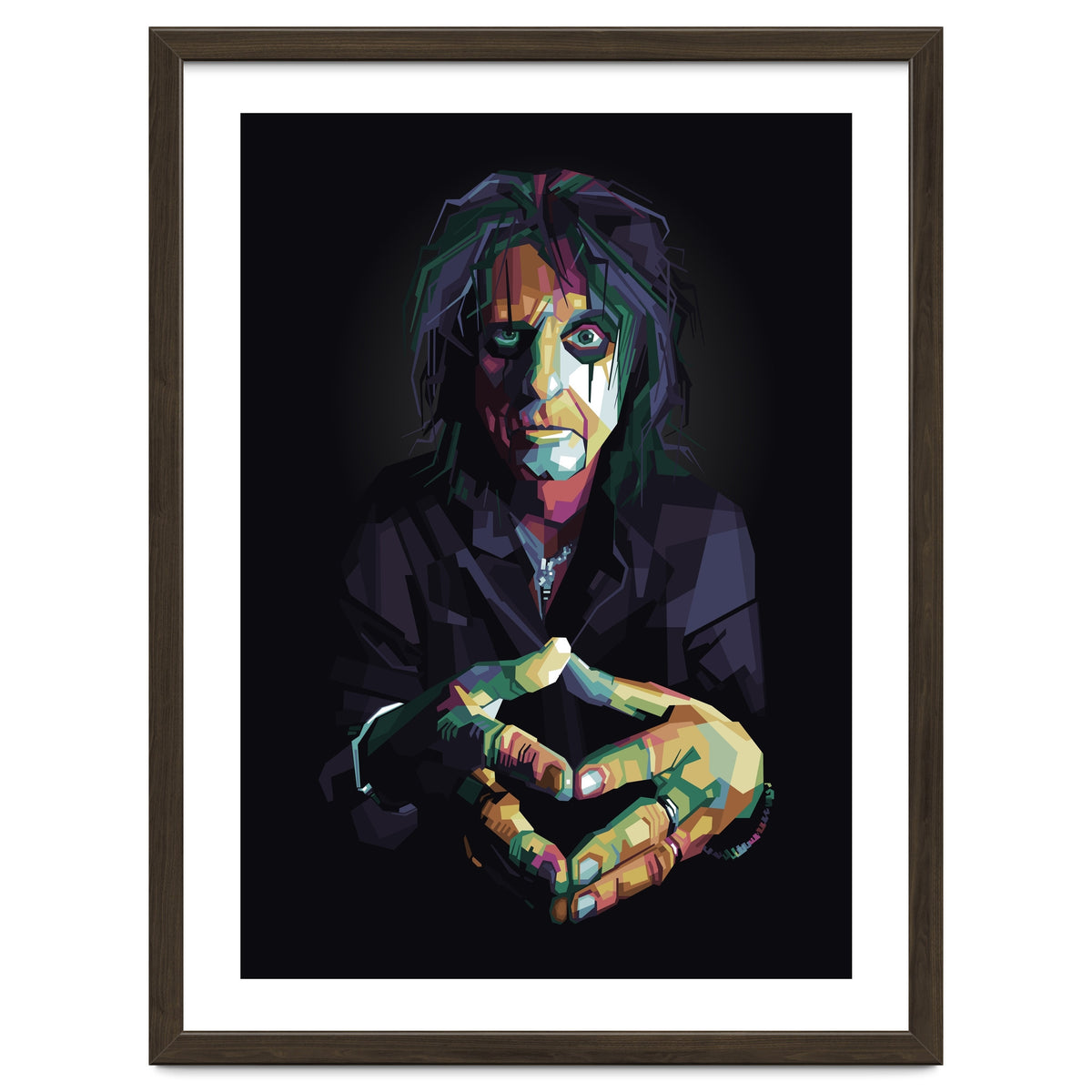 Alice Cooper Pop Art WPAP