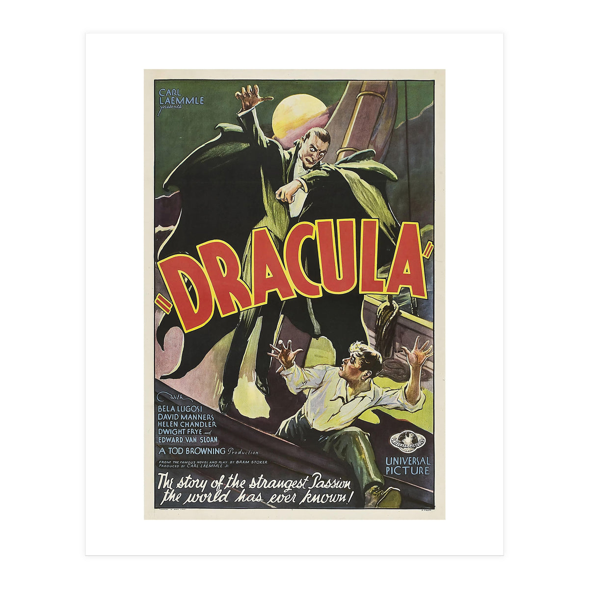 DRACULA (1931), directed by TOD BROWNING. (Print Only)
