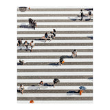Rain Crossing | Polka Dots Zebra Crossing On The Street | Rain Eclectic Modern Graphic Design (Print Only) thumbnail