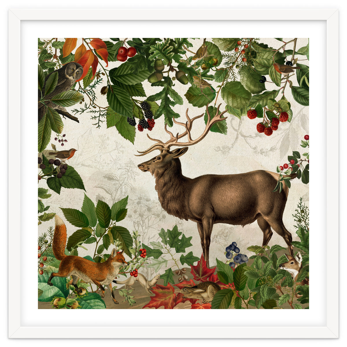 Nostalgic Autumn guardians of the forest 1