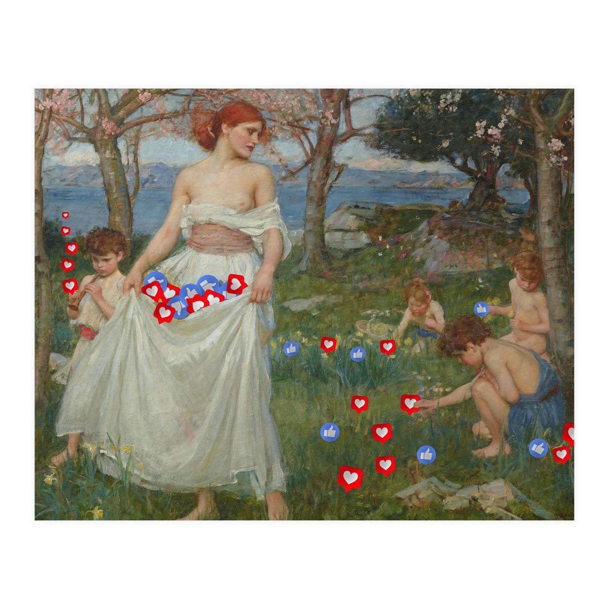 Collecting Likes (Print Only)