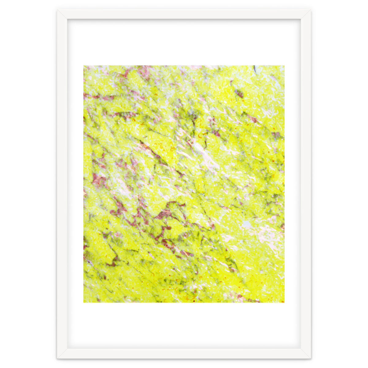 Lemon & Pink Marble