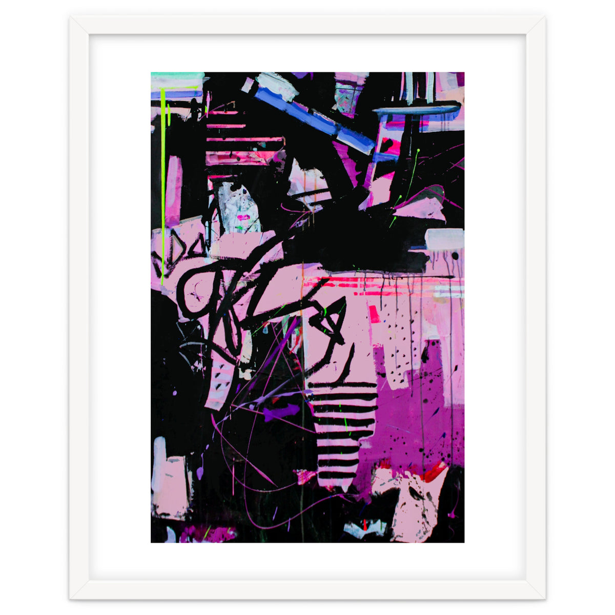 Wild Child Abstract Acrylic Colorful Arthaus Michelle Williams