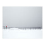 Fence in the winter seascape (Print Only) thumbnail