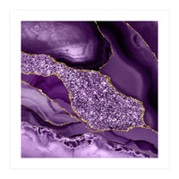 Agate Glitter Ocean Texture 03  (Print Only)
