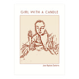 Girl With A Candle – Jean Baptiste Santerre (Print Only) thumbnail