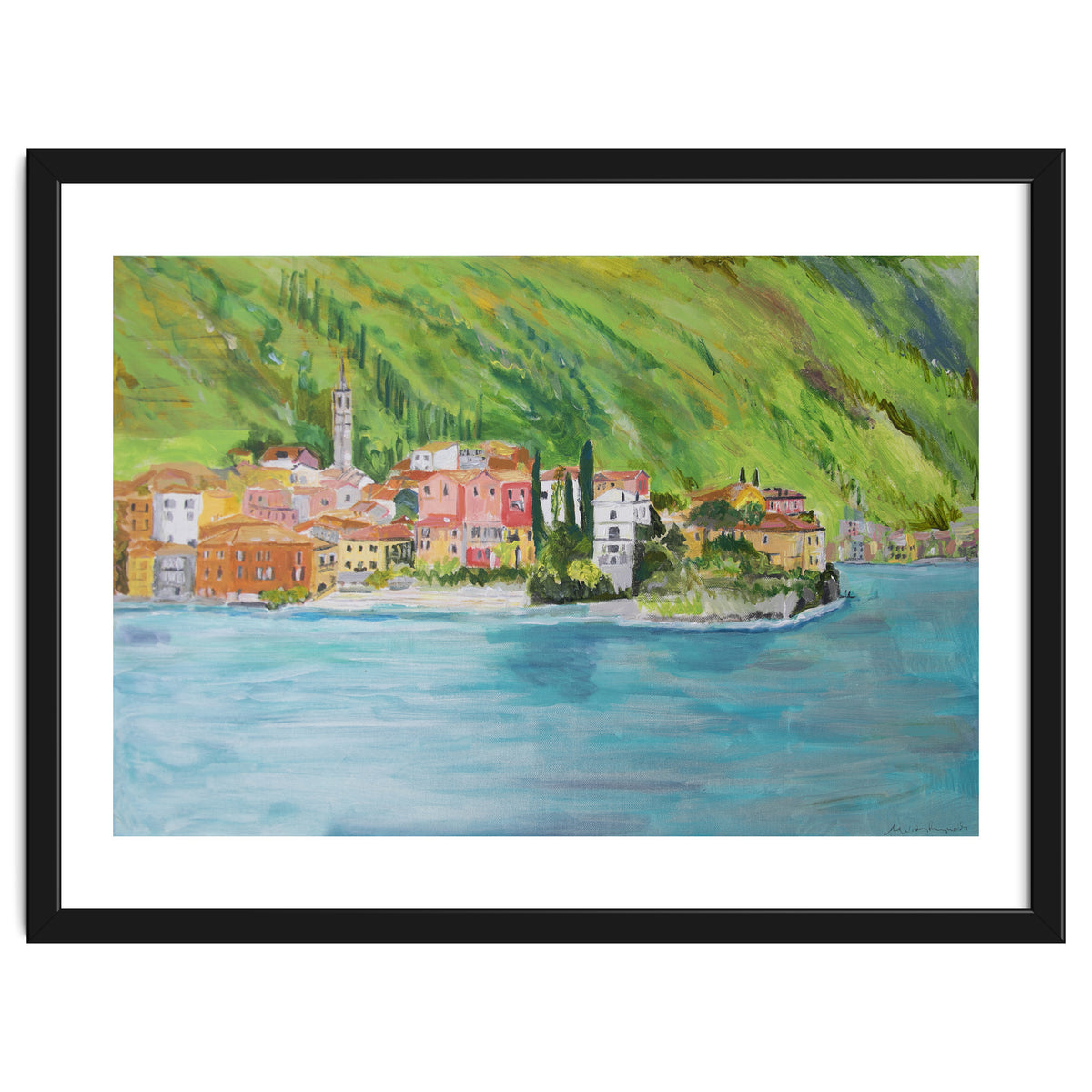 View Across The Lake To Varenna