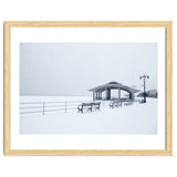 Benches in the Winter seascape thumbnail