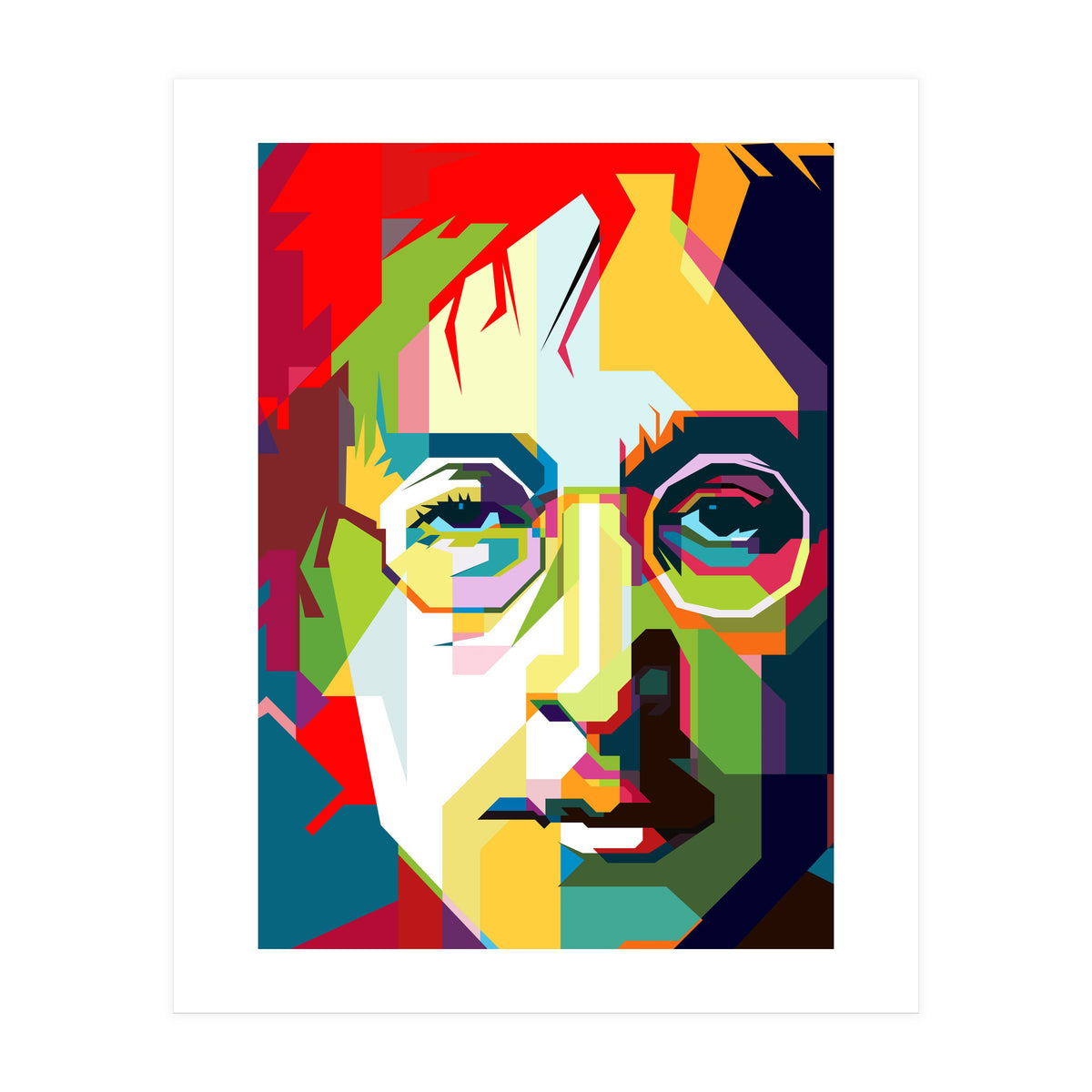 John Lennon Imagine Pop Art Wpap (Print Only)