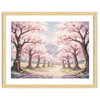 Sakura Path: Serene Cherry Blossom Avenue