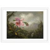 Martin Johnson Heade (Lumberville, 1819-St. Augustine, 1904). Orchid and Hummingbird near a Water... thumbnail