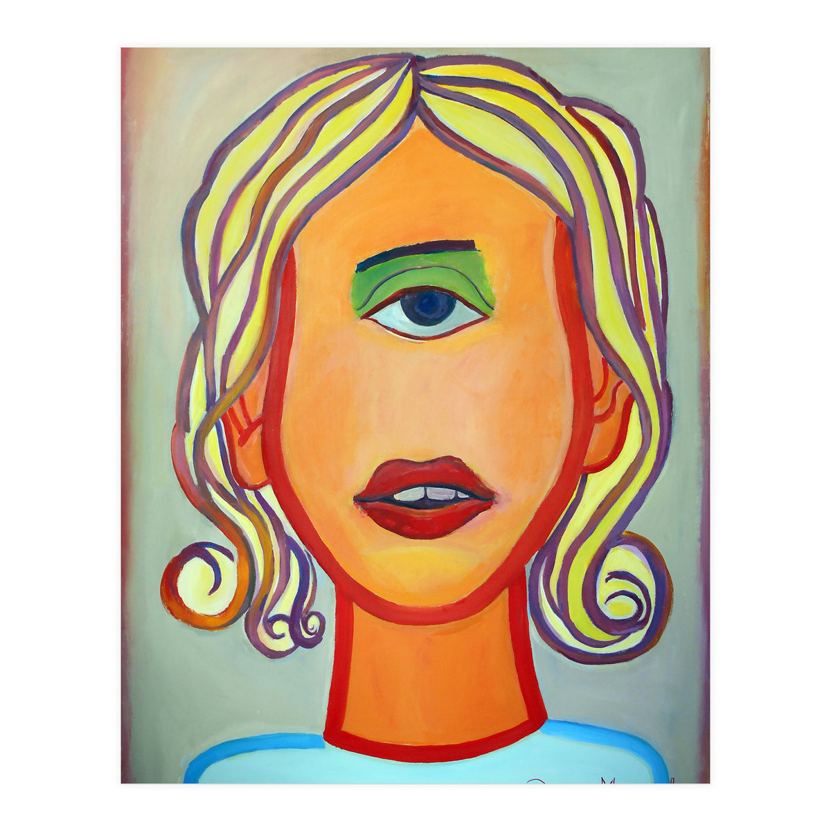 Cabeza De Mujer (Print Only)