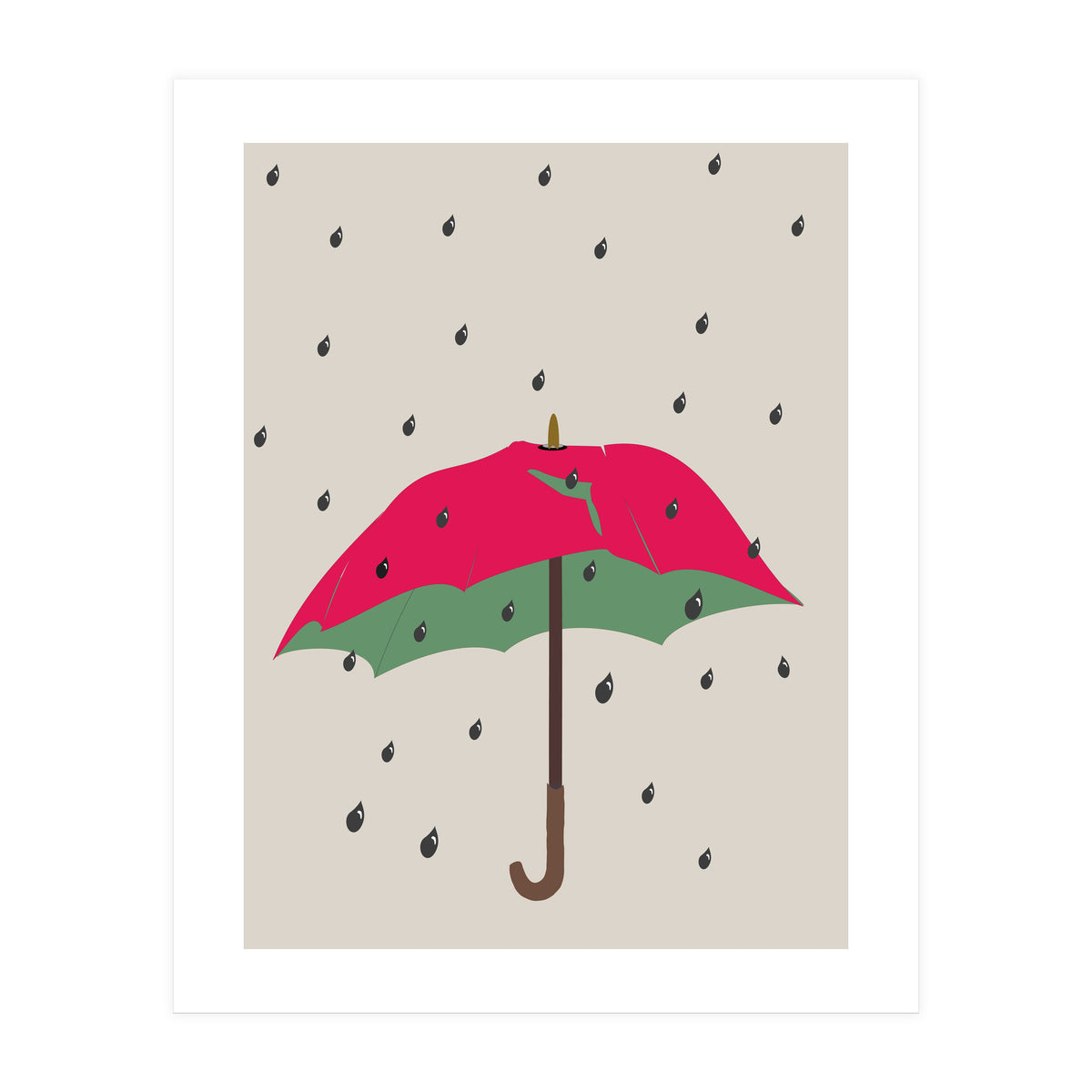 Watermelon Umbrella (Print Only)