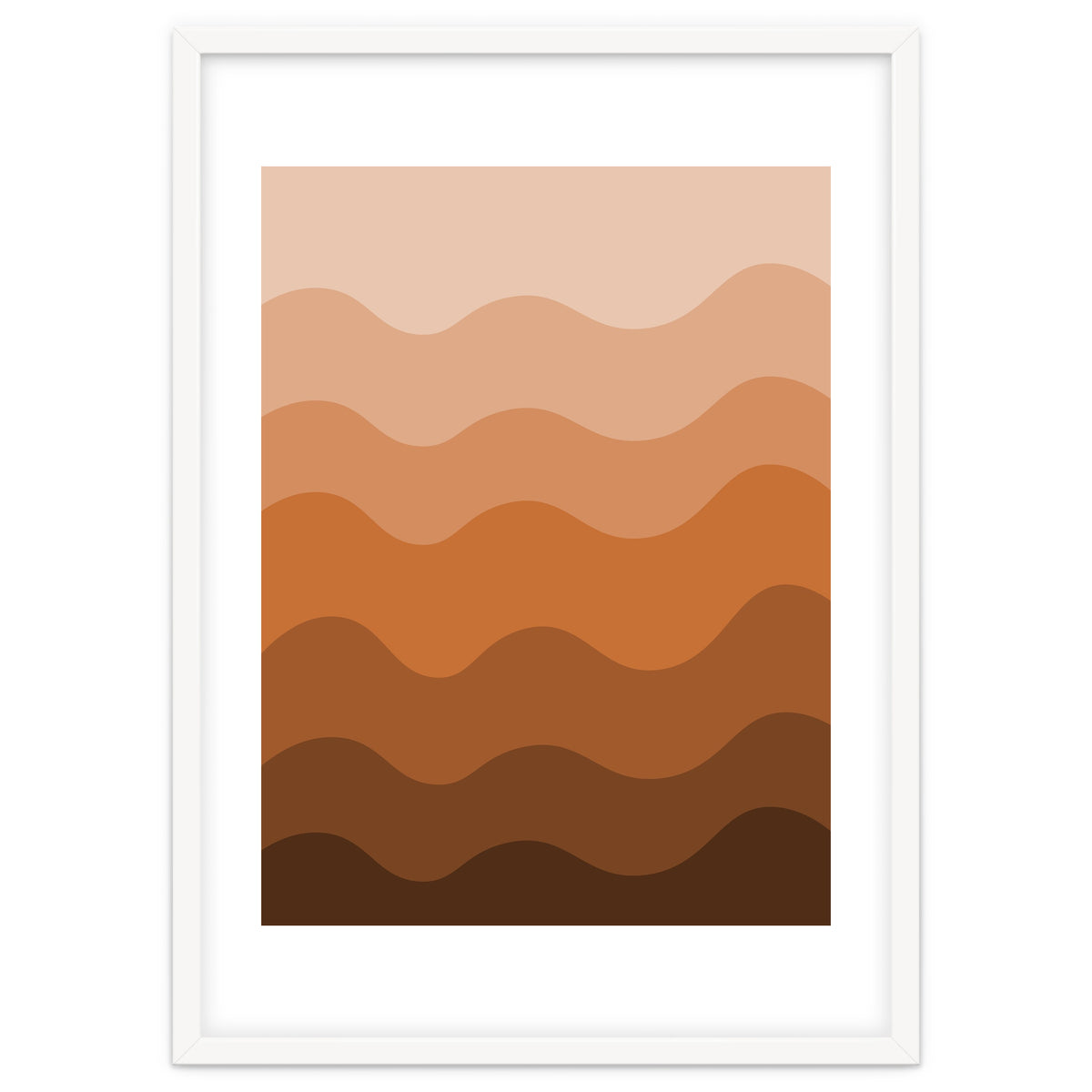 Brown gradient design