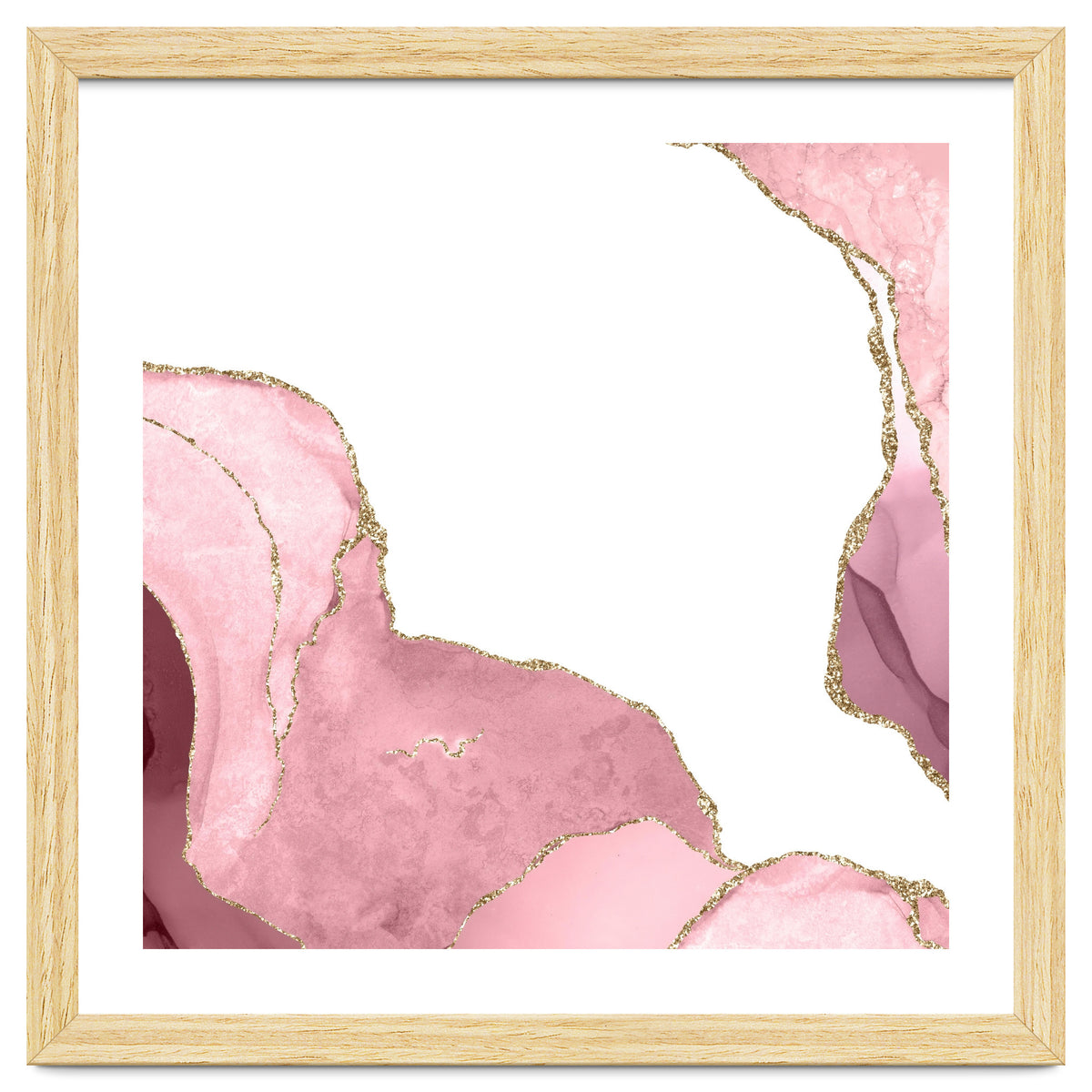 Blush & Gold Agate Texture 07
