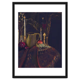 Dark Baroque Table still life moody still life oils thumbnail
