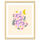 Lunar Snake  - lavander and cream thumbnail
