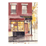 Cozy Bookshop, Autumn Book Shop Street Art, LibraryBook Store (Print Only) thumbnail