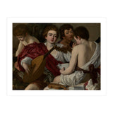 Caravaggio – The Musicians (c.1595) (Print Only) thumbnail