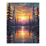 A Cybernetic Sunset Reflecting the Symbiosis (Print Only) thumbnail