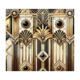 Art Deco Gold Geometric Pattern (Print Only) thumbnail