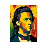 Frederic Chopin Abstract Art (Print Only) thumbnail