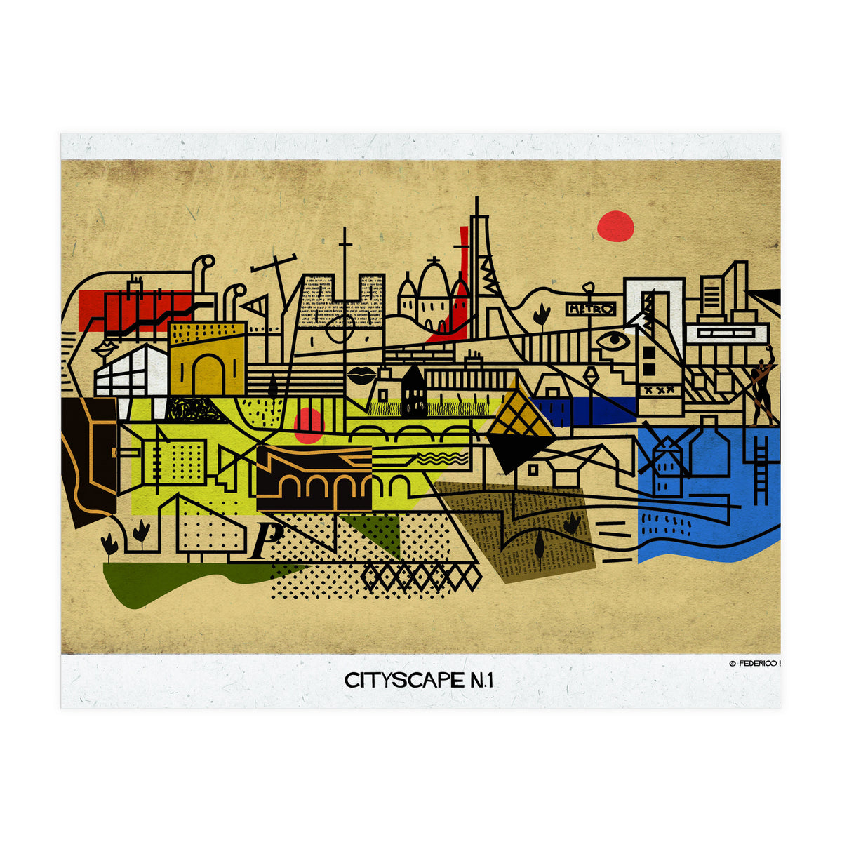 01  Cityscape Paris 01 (Print Only)