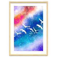 Spread Your Wings, Birds Freedom Fly Painting