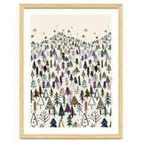 Mountain Forest Trees Winter thumbnail
