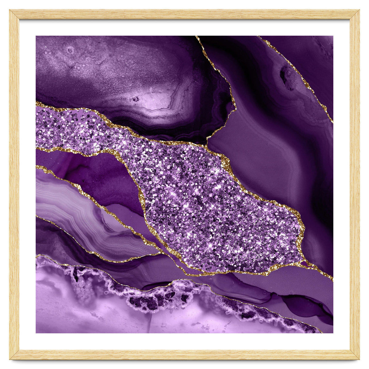 Agate Glitter Ocean Texture 03