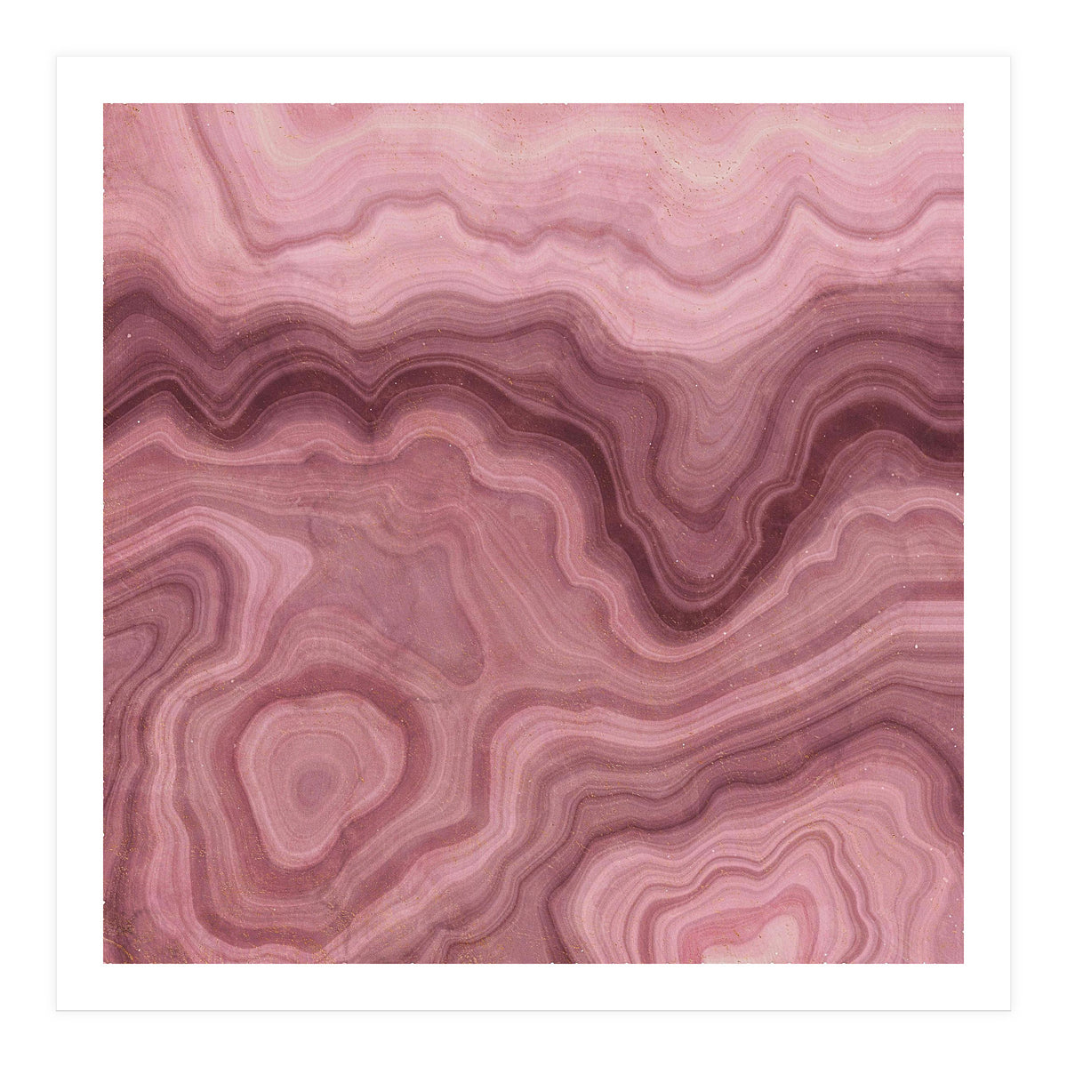 Pink Agate Texture 07  (Print Only)