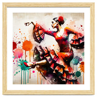 Fiery Flamenco Dancer In Motion