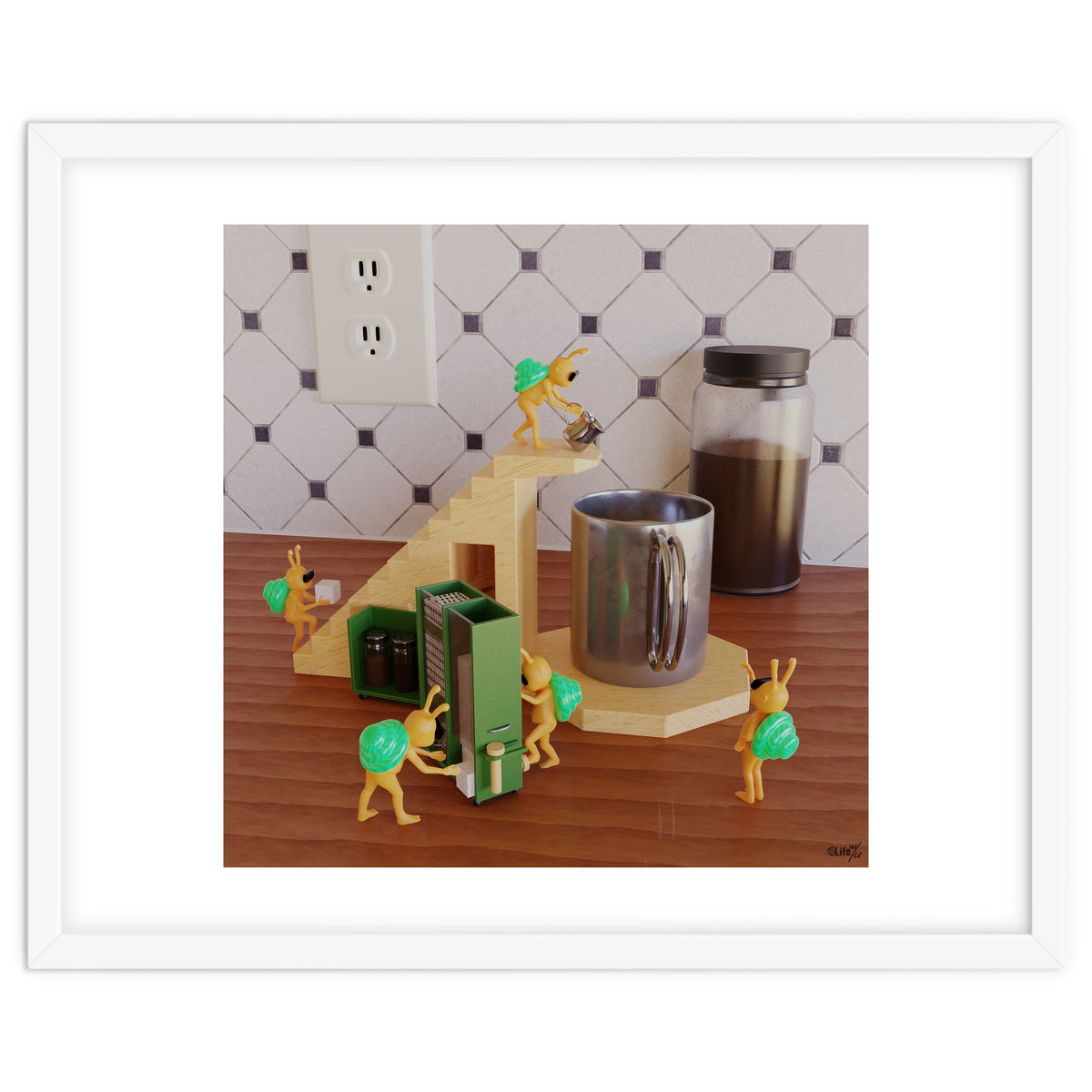 Coffee Support - angle #1 (Lwuba 038 Coffee Support 01)