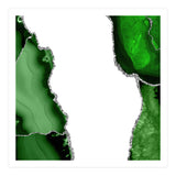 Green & Silver Agate Texture 15  (Print Only) thumbnail