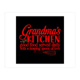 Grandmas Kitchen Good Food Served Daily With A Heaping Spoon Of Love (Print Only) thumbnail