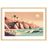 Vintage California, Coastline Poster thumbnail