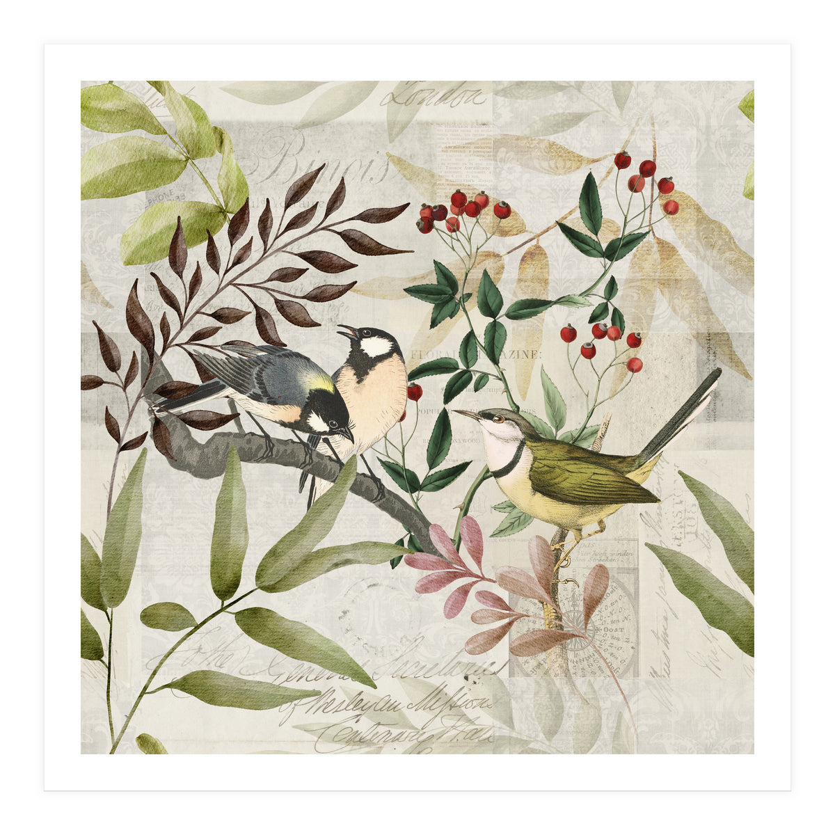 Autmn Birds (Print Only)