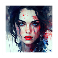 Watercolor Modern Snow White (Print Only)