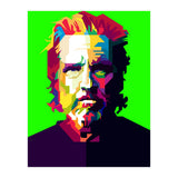 Jeff Bridges Hollywood Actor Pop Art WPAP (Print Only) thumbnail