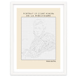 Portrait of Count Honoré de La Riboisière – Antoine-Jean Gros (ascii art) thumbnail