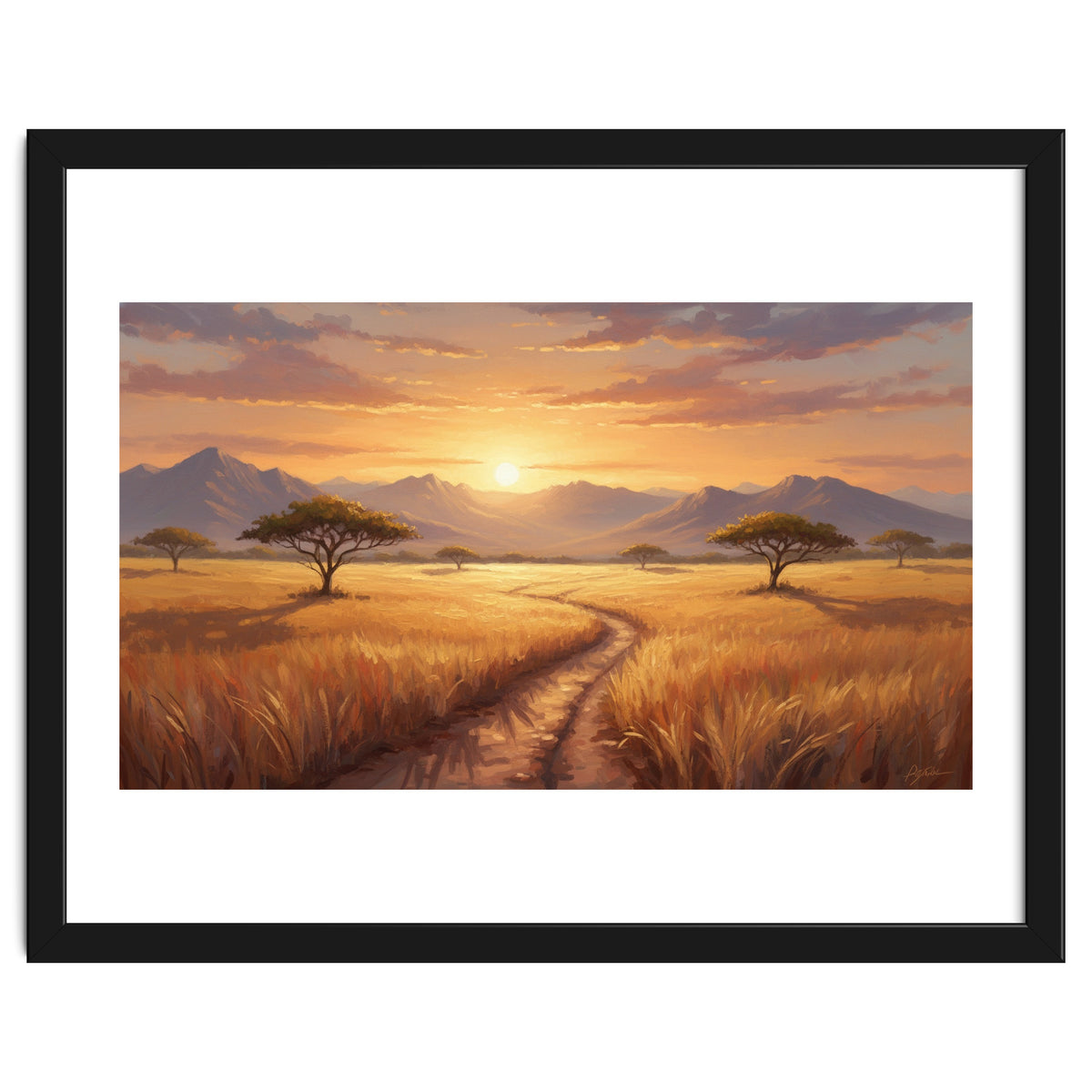 Golden Peak Sunset