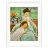 Young mother sewing, 1901 Canvas,92,4 x 73,7 cm. thumbnail
