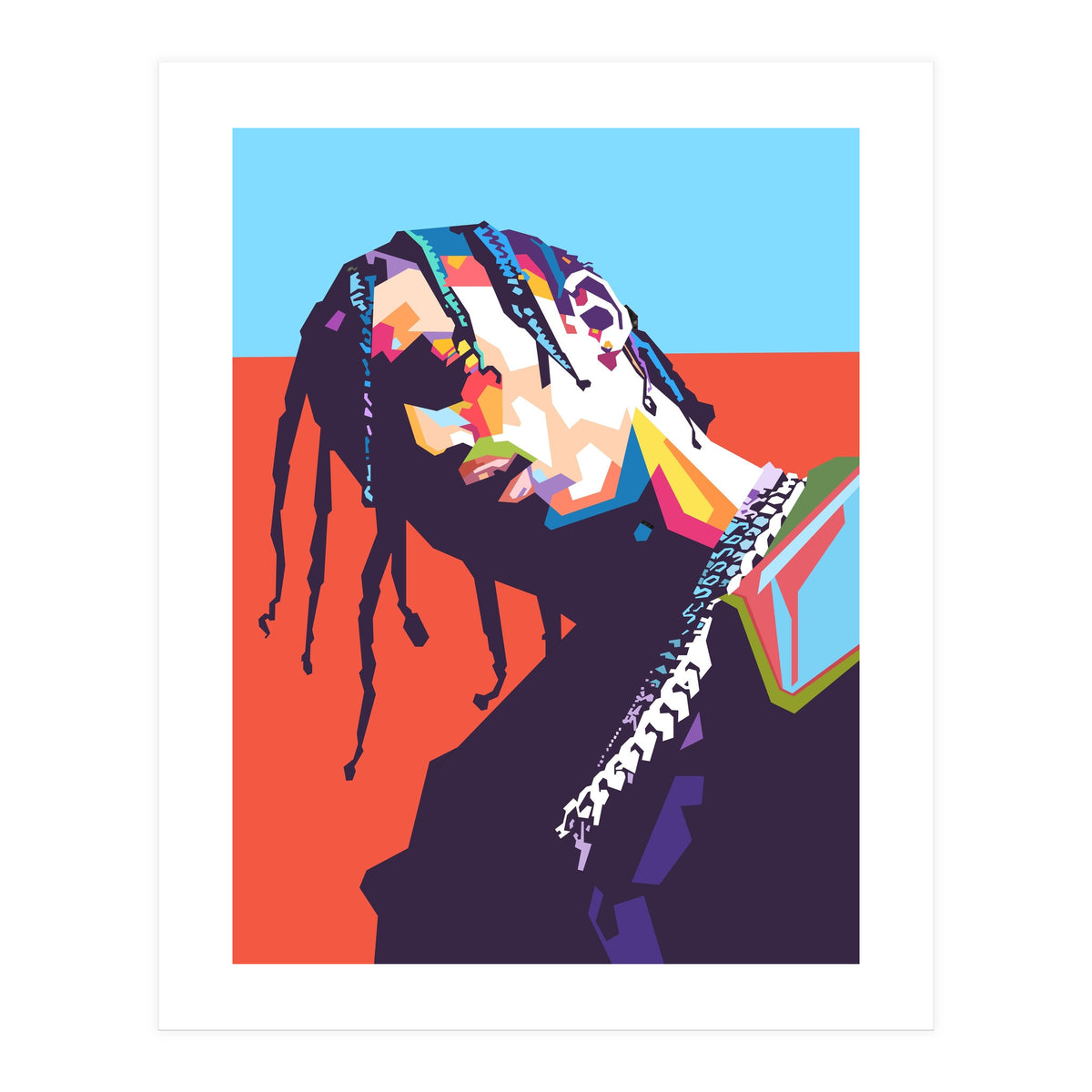 Travis Scott wpap art (Print Only)
