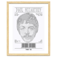 Receipt Art Paul Mc Cartney