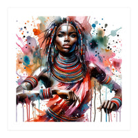 Beaded Majesty Dancer Portrait (Print Only)