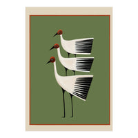 Striped Bird Trio I (Print Only)
