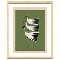 Striped Bird Trio I