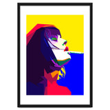 Girl Smoking Pop Art WPAP Style Illustration thumbnail