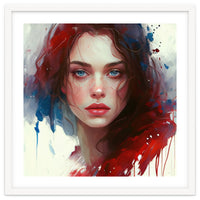 Modern Fairy Tale Blue Eyed Portrait