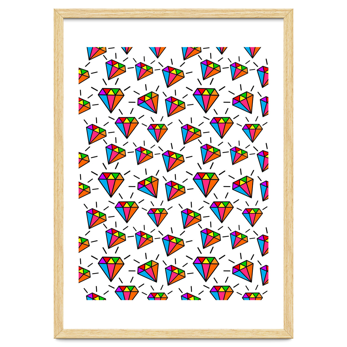 Cute diamonds pattern